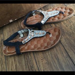 Scrappy sandals